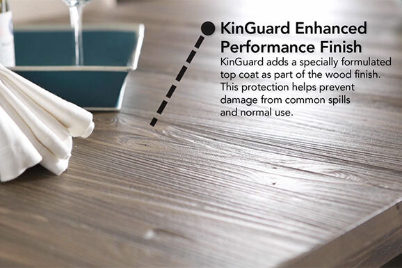 KinGuard Family Friendly Dining Table Finish