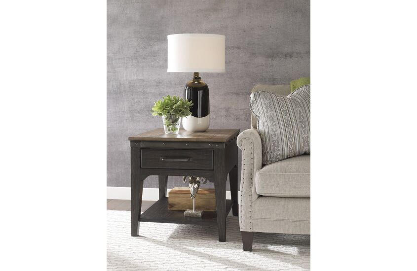 ARTISANS RECTANGULAR DRAWER END TABLE Room