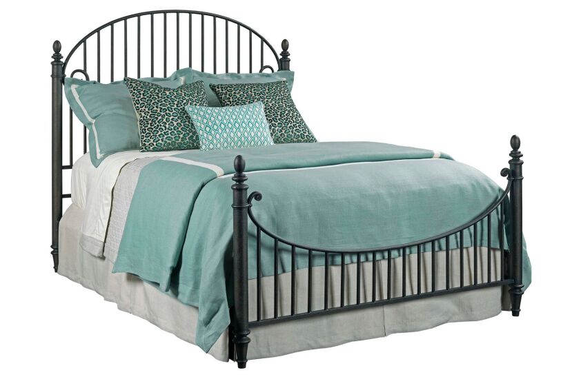 CATLINS METAL QUEEN BED - COMPLETE 226