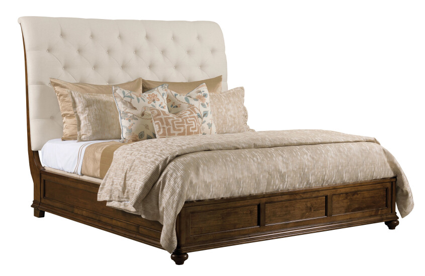 HERNDON KING UPHOLSTERED BED - COMPLETE 230