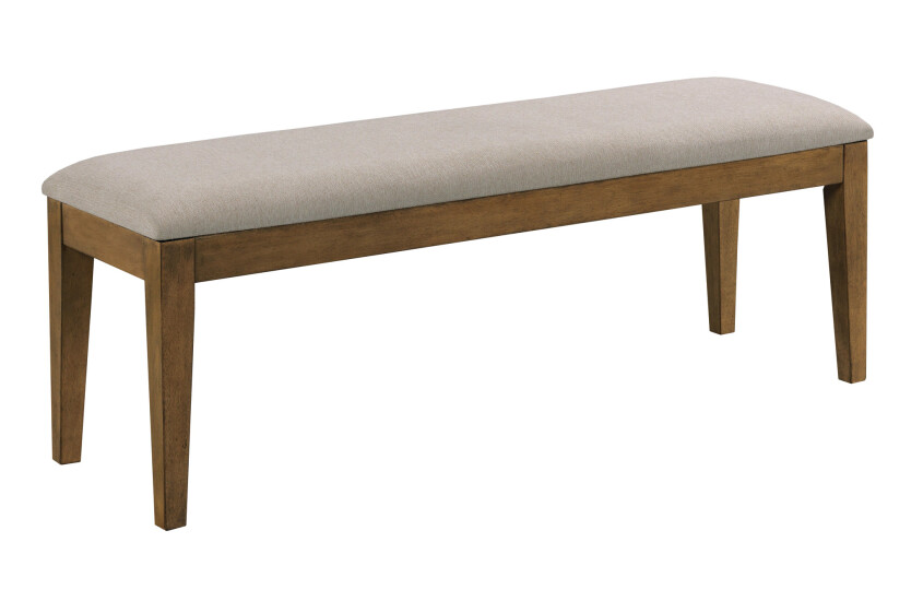 UPHOLSTERED DINING BENCH, LATTE 781