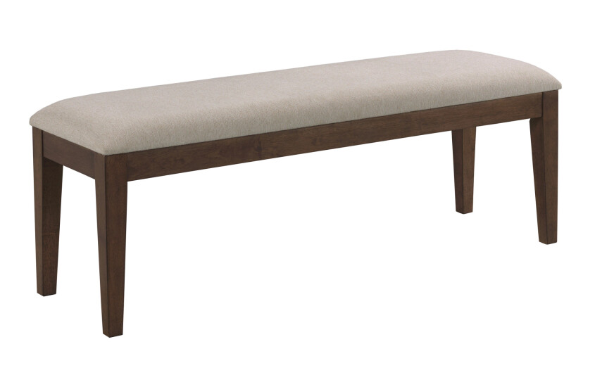 UPHOLSTERED DINING BENCH, MOCHA 792