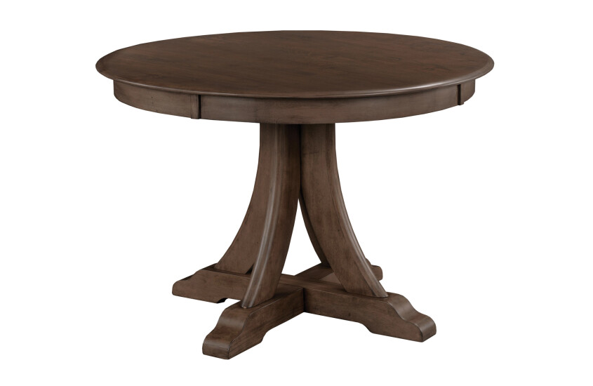 44 ROUND QUAD TABLE, MOCHA 259