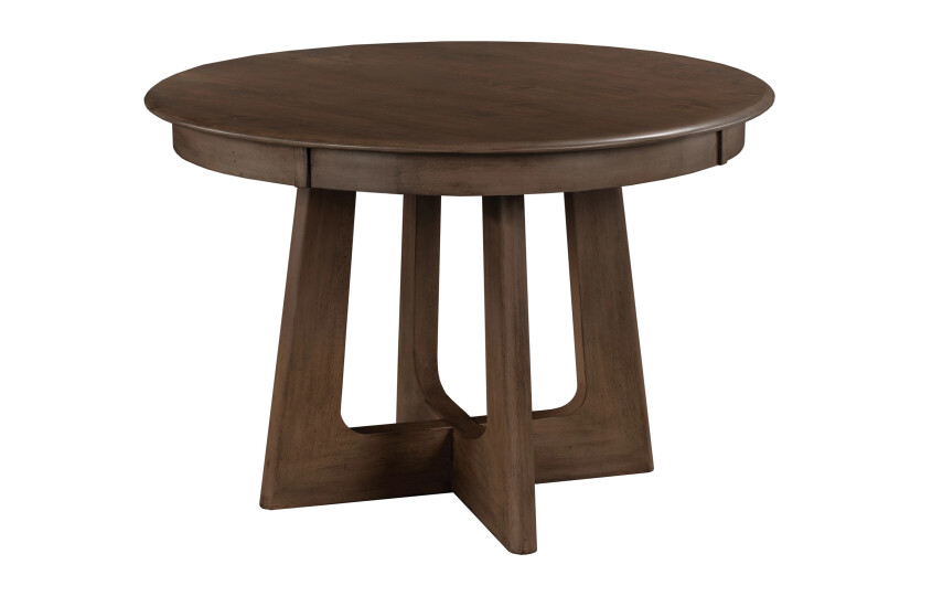 44 ROUND PEDESTAL TABLE, MOCHA 242