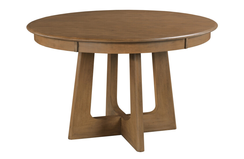 54 ROUND PEDESTAL TABLE, LATTE 286