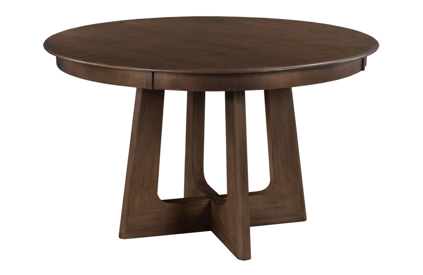 54 ROUND PEDESTAL TABLE, MOCHA 292