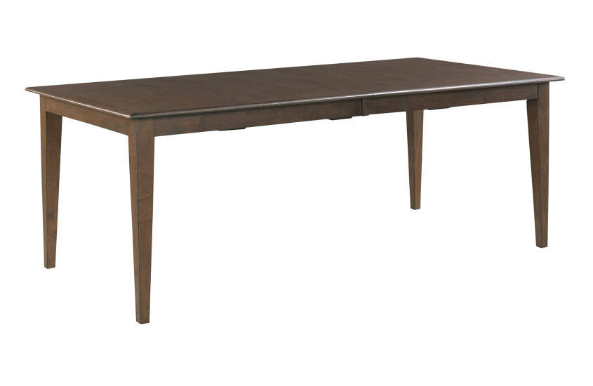 80 RECTANGULAR LEG TABLE, MOCHA 440
