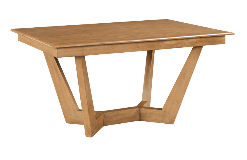 60 RECTANGULAR TRESTLE TBL-CAPPUCCINO - COMPLETE 351