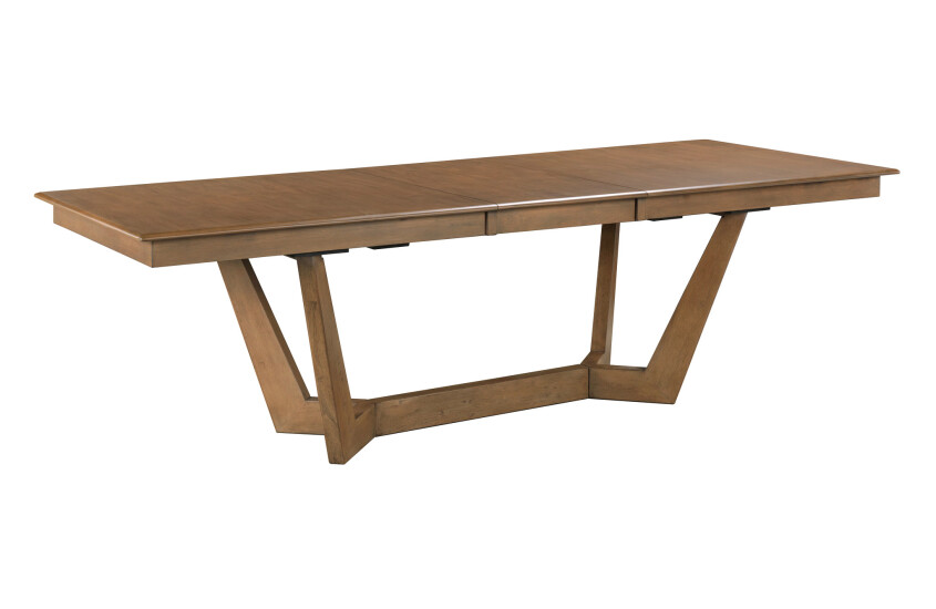 80 RECTANGULAR TRESTLE TABLE-LATTE - COMPLETE 461