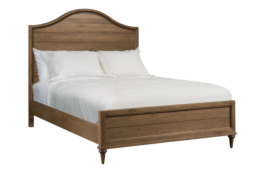 6/6  WOODLAWN PANEL BED-BARK - COMPLETE 203