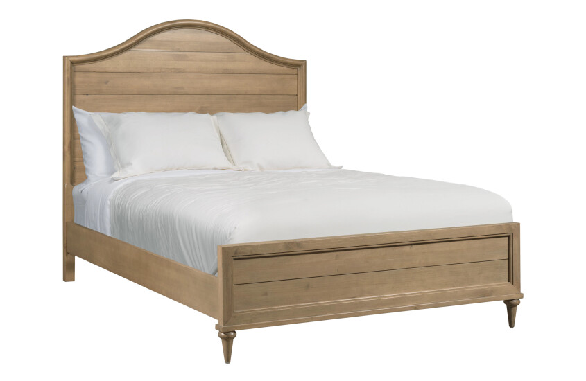 6/6  WOODLAWN PANEL BED-OATMEAL - COMPLETE 204