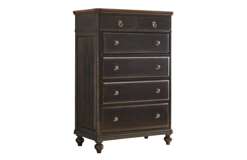 HARRISON DRAWER CHEST - BLACK 318