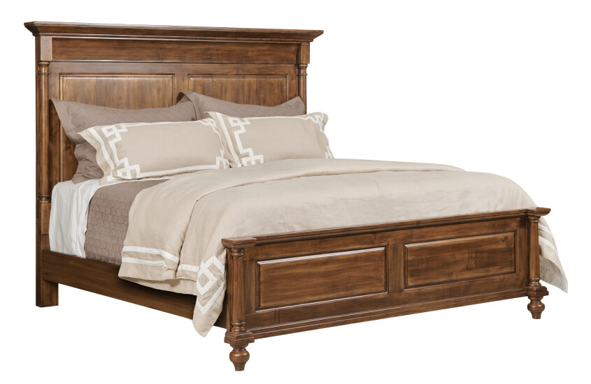 KING KENSINGTON PANEL BED - COMPLETE 213