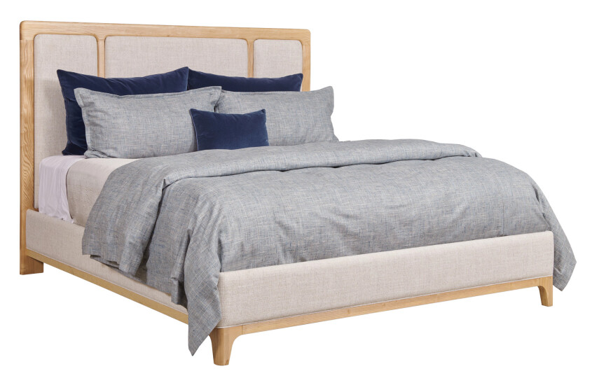 KING KENDALL UPHOLSTERED BED - COMPLETE 212