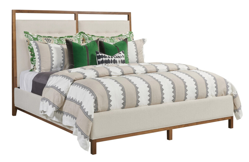 6/6 PINEHURST UPHOLSTERED BED - COMPLETE 5