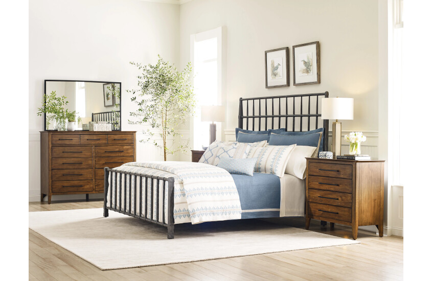 SYLVAN KING METAL BED - COMPLETE Room