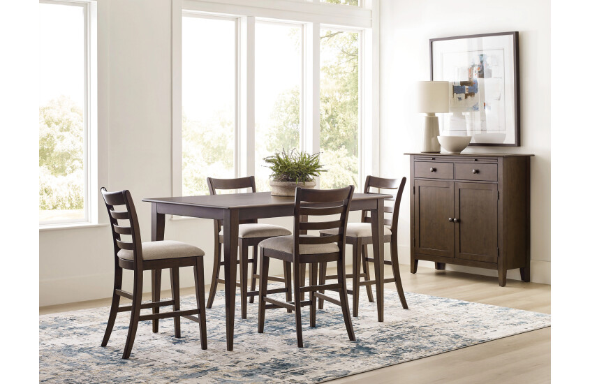 TALL LADDER BACK CHAIR, MOCHA Room 2
