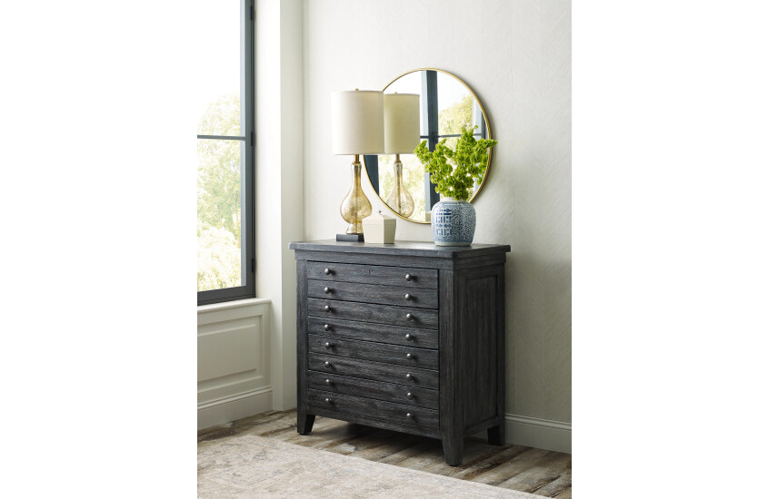 BRIMLEY MAP DRAWER BACHELOR'S CHEST - RAVEN FINISH Room 2