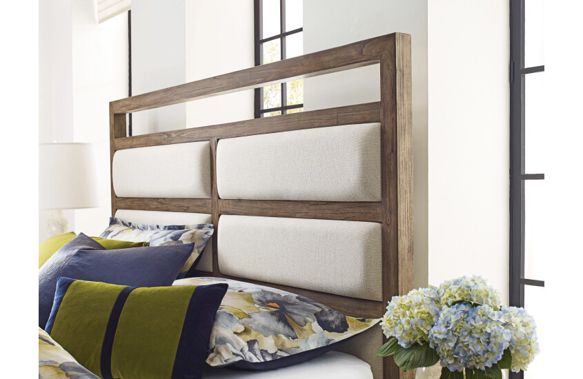 WYATT UPHOLSTERED CAL KING BED - COMPLETE Room 2