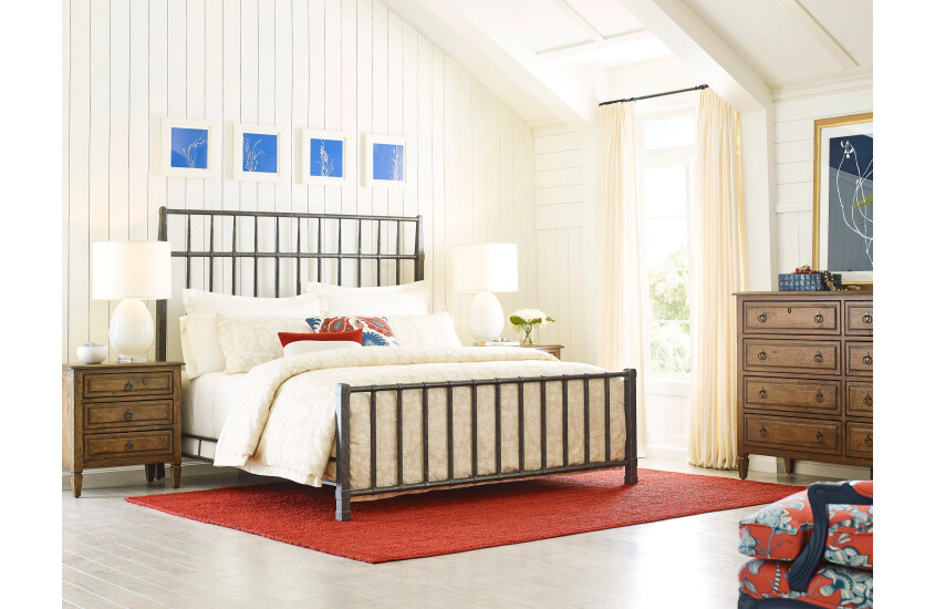 SYLVAN KING METAL BED - COMPLETE Room