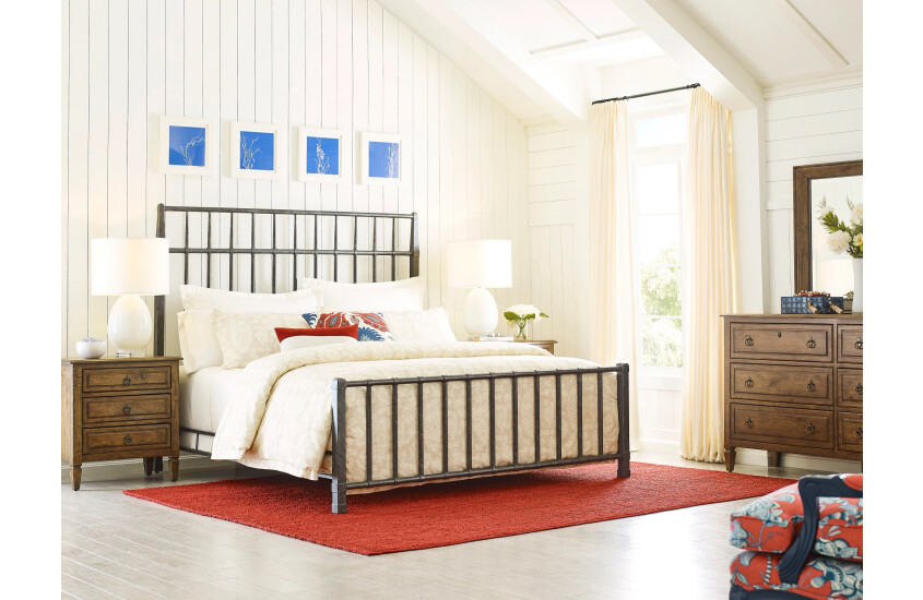 SYLVAN QUEEN METAL BED - COMPLETE Room 2