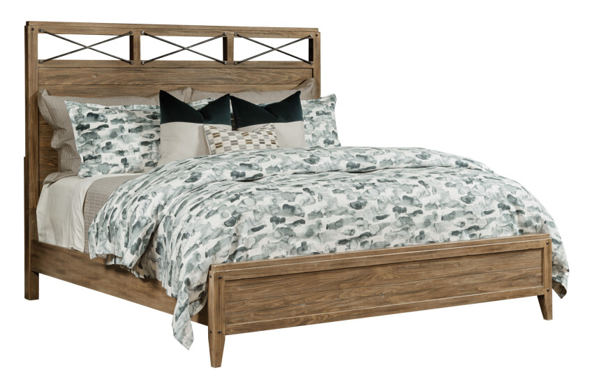 JACKSON CAL KING PANEL BED - COMPLETE 537