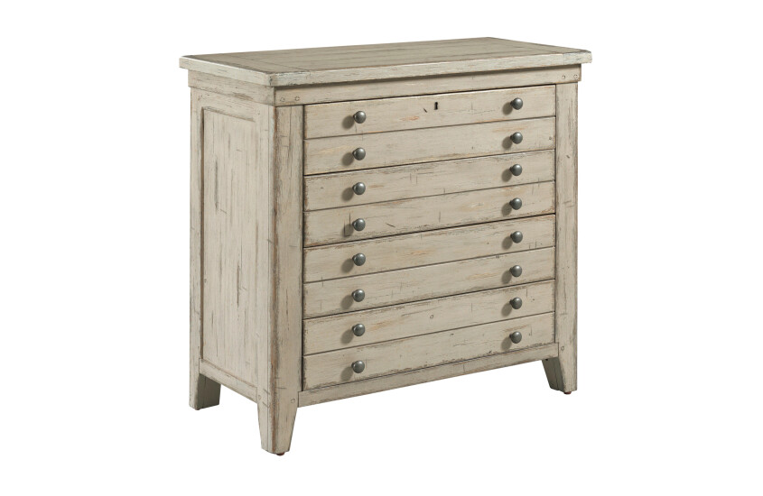 BRIMLEY MAP DRAWER BACHELOR'S CHEST - CAMEO FINISH 36
