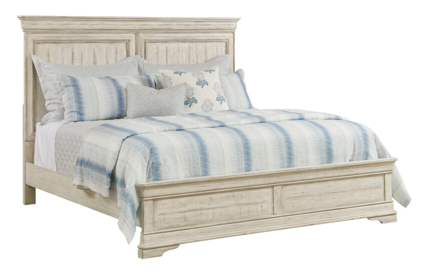CARLISLE KING PANEL BED - COMPLETE 225